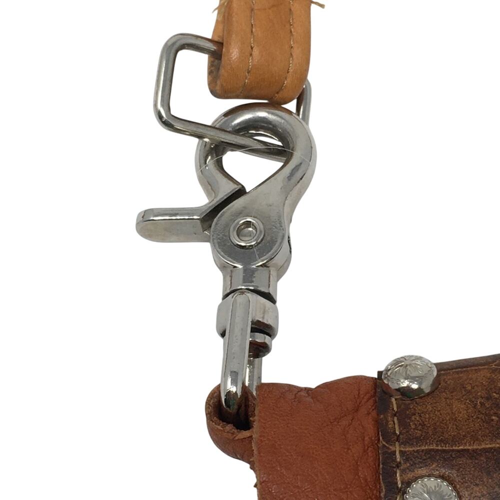Abbie Caplin Brown Leather Crossbody Bag